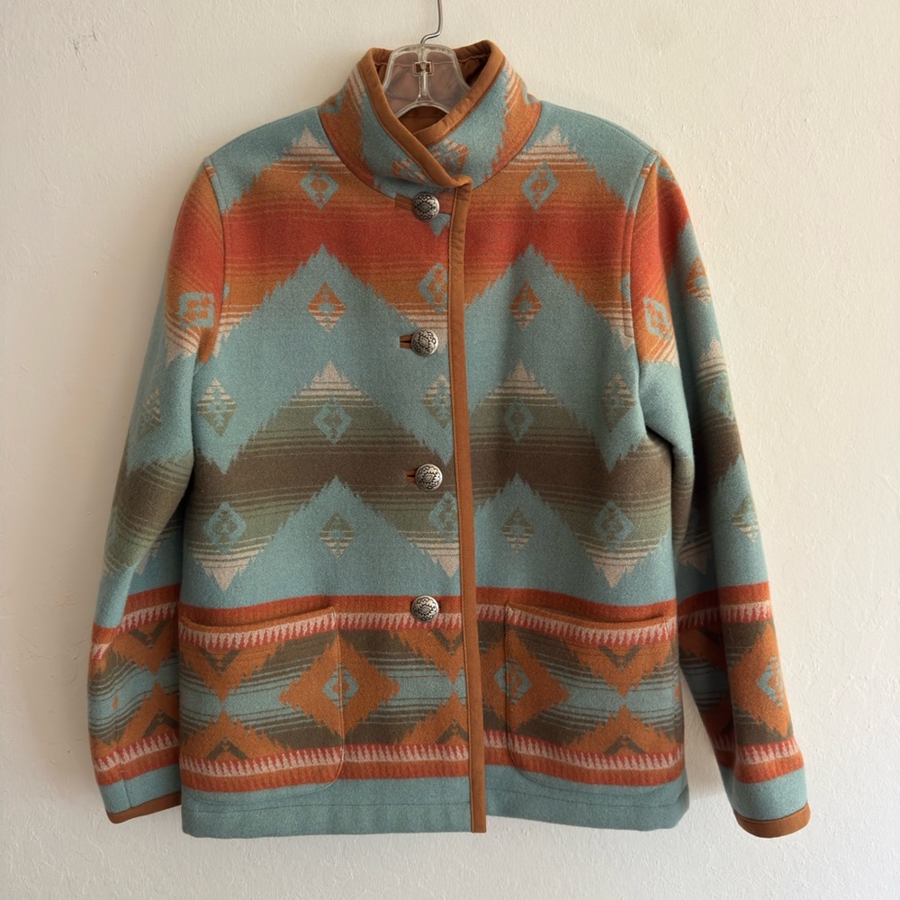 Pendleton Wool Southwestern Jacket., Lined. Vinta… - image 3